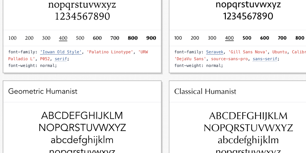 Post Thumbnail for Modern Font Stacks